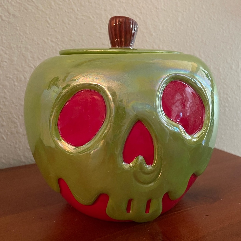Disney Villains Poison Apple cookie jar